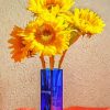 Sunflowers In A Blue Vase Diamond Painting