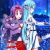 Sword Art Online Anime Girls Diamond Painting