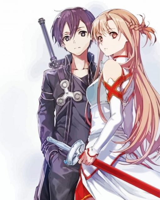 Sword Art Online Couple Diamond Painting