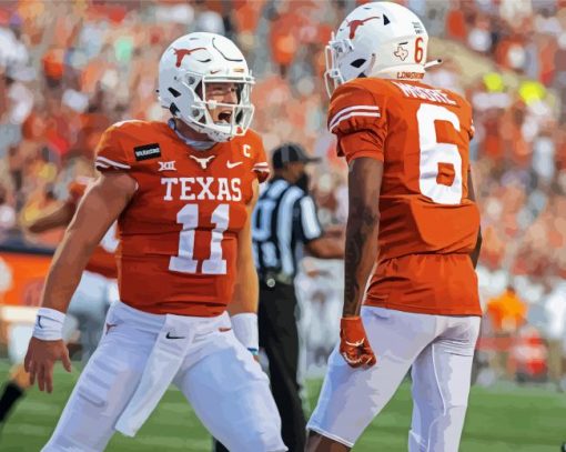 Texas Longhorns Football Players Diamond Painting