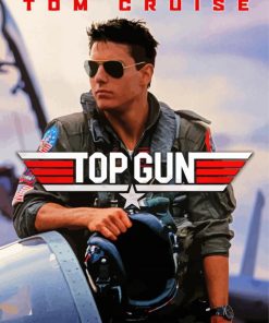 Tom Cruise Top Gun Diamond Painting