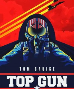 Top Gun Movie Poster Diamond Painting