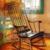 Vintage Rocking Chair Diamond Painting
