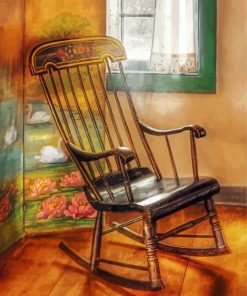 Vintage Rocking Chair Diamond Painting