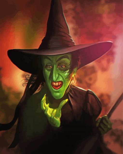 Wizard Of Oz Witch Art Diamond Painting