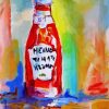 Aesthetic Ketchup Bottle Diamond Painting