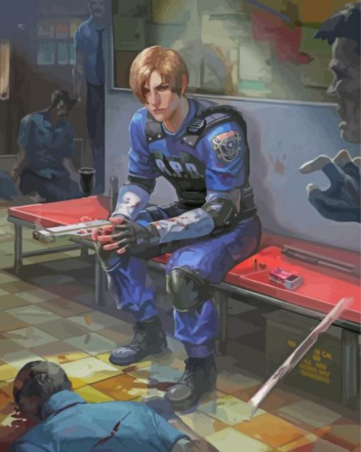 Aesthetic Resident Evil Diamond Painting