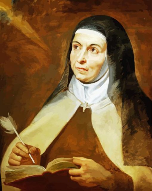 Aesthetic St Teresa Of Avila Diamond Painting