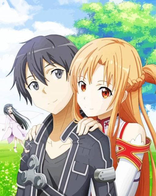 Aesthetic Sword Art Online Anime Lovers Diamond Painting