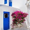 Aesthetic Blue Greek Door Diamond Painting