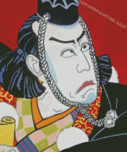 Aesthetic Japanese Kabuki Art Diamond Painting