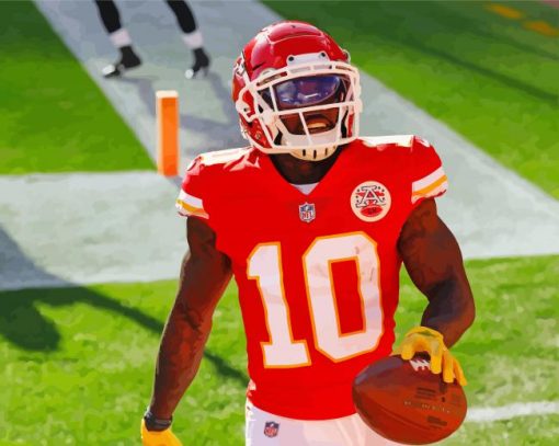 American Football Wide Receiver Tyreek Hill Diamond Painting