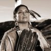 Black And White American Native Indian Woman Diamond Painting