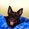 Black Cairn Terrier Art Diamond Painting