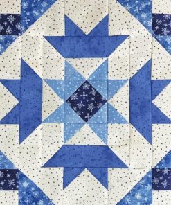 Blue And White Quilt Block Diamond Painting