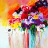 Colorful Flowers Abstract Diamond Painting