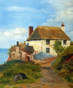 Cottage By The Sea Art Diamond Painting