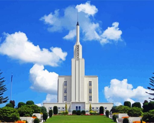 Curitiba Temple Diamond Painting