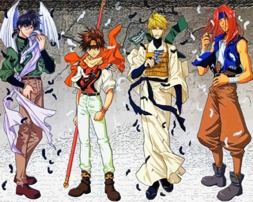 Manga Anime Saiyuki Diamond Painting