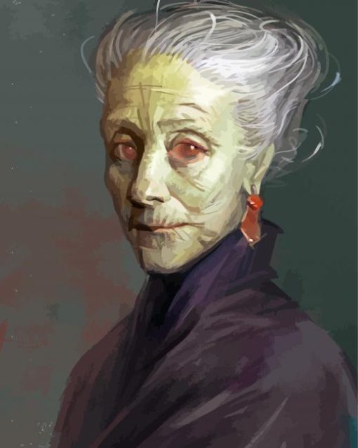 Pale Old Lady Diamond Painting