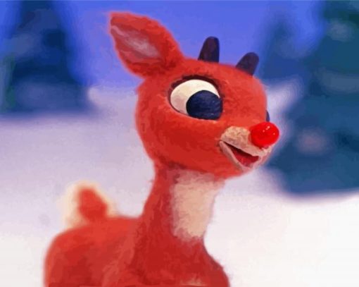 Rudolph The Red Nosed Reindeer Movie Diamond Painting