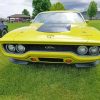 Yellow 1971 Roadrunner Car Diamond Painting