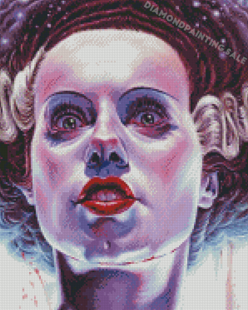 Bride Of Frankenstein Face Diamond Painting