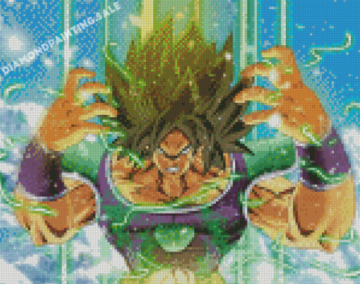 Broly Dragon Ball Diamond Painting