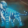 Lightning Tiger Diamond Painting