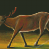 Running Deer Pirosmani Diamond Painting