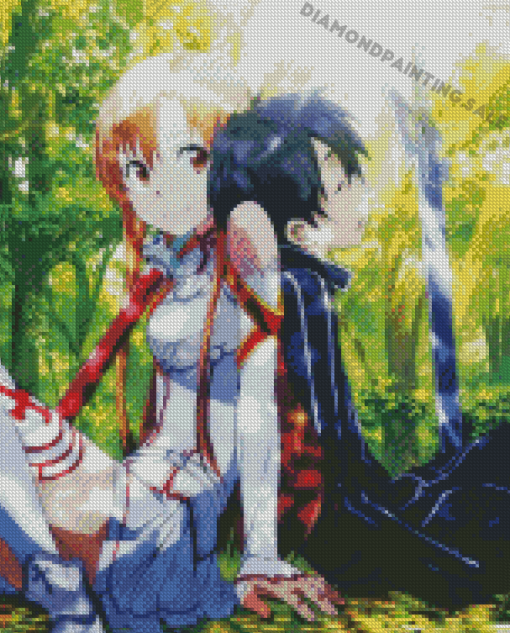 Sword Art Online Anime Diamond Painting