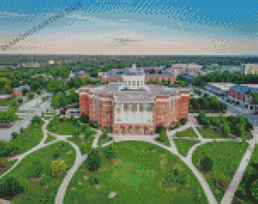 University Of Kentucky Building Diamond Painting