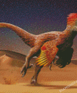Velociraptor Diamond Painting