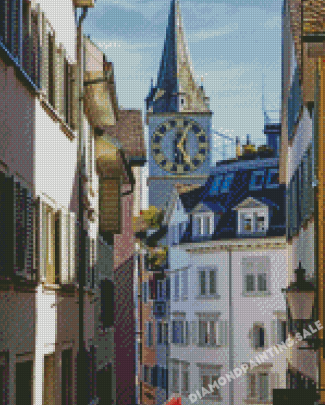 Aesthetic Old Town Diamond Painting