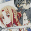 Aesthetic Sword Art Online Anime Diamond Painting