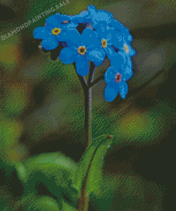 Cute Forget Me Not Diamond Painting