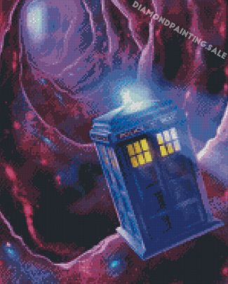 Doctor Who Tardis Art Illustration Diamond Painting