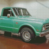 Green Trucks 1967 Chevy Stepside Diamond Painting