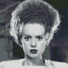 Monochrome Bride Of Frankenstein Diamond Painting