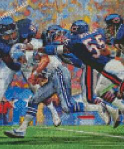 85 Bears Vs Dallas Cowboys Diamond Painting