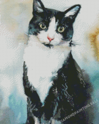 BicolBicolor Cat Art Diamond Paintingor Cat Art Diamond Painting