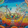 Fairground Rides Art Diamond Painting