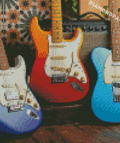 Fender Guitars Diamond Painting