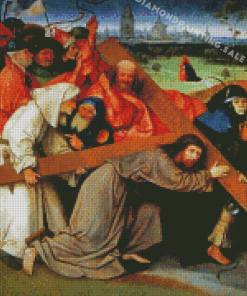 Hieronymus Christ Carrying The Cross Art Diamond Painting