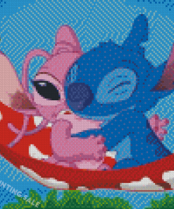 An Angel Stitch And Lilo Diamond Painting