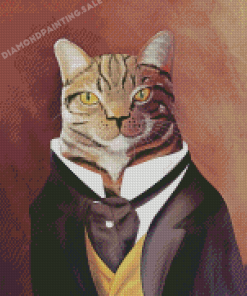 Victorian Cat Diamond Painting