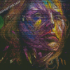Beautiful Woman Graffiti Art Diamond Painting