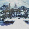 kenrokuen Garden Kanazawa Winter Diamond Painting