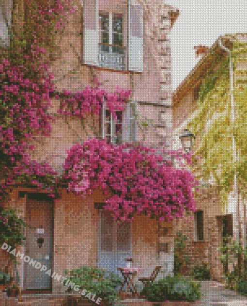 Old Buildings South Of France Diamond Painting