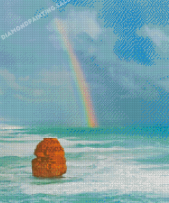 Rainbow Beach Seascape Diamond Painting